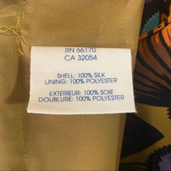 Anthropologie Edme & Esyllte Silk Lappula Dress Womens 2 Boho Sleeveless Ruffle - Picture 6 of 6